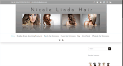 Desktop Screenshot of nicolelindohair.com